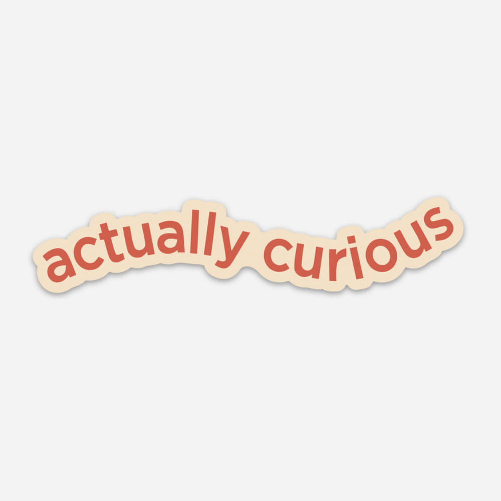 Curios Sticker Actually Curious Sticker Pack